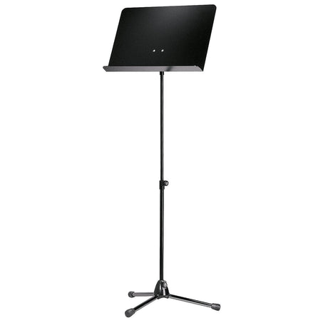 K&M Premium Orchestra Music Stand - Black Aluminum