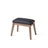 K&M 13940 Piano Bench - Bench Walnut Color, Seat Black Leather
