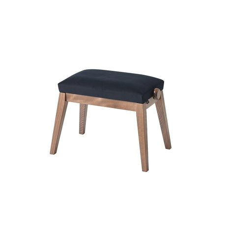 K&M 13945 Piano Bench - Bench Walnut olor, Seat Black Velvet