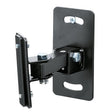 K&M 24180 Adjustable Speaker Wall Mount - Black