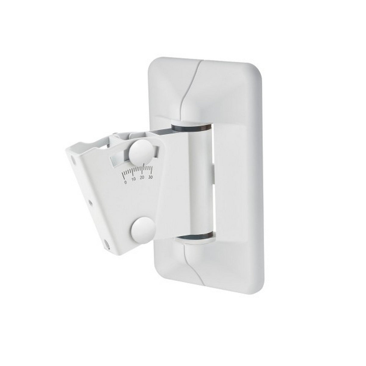 K&M 24472 Speaker Wall Mount and Cover Set 2-Pack - White