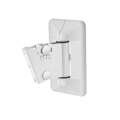 K&M 24472 Speaker Wall Mount and Cover Set 2-Pack - White