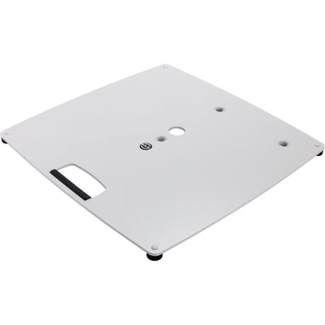 KM 26716 Base Plate L 3 x M20 - White