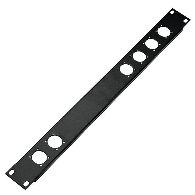 K&M 28306 6 XLR Socket 1-Space Height Panel