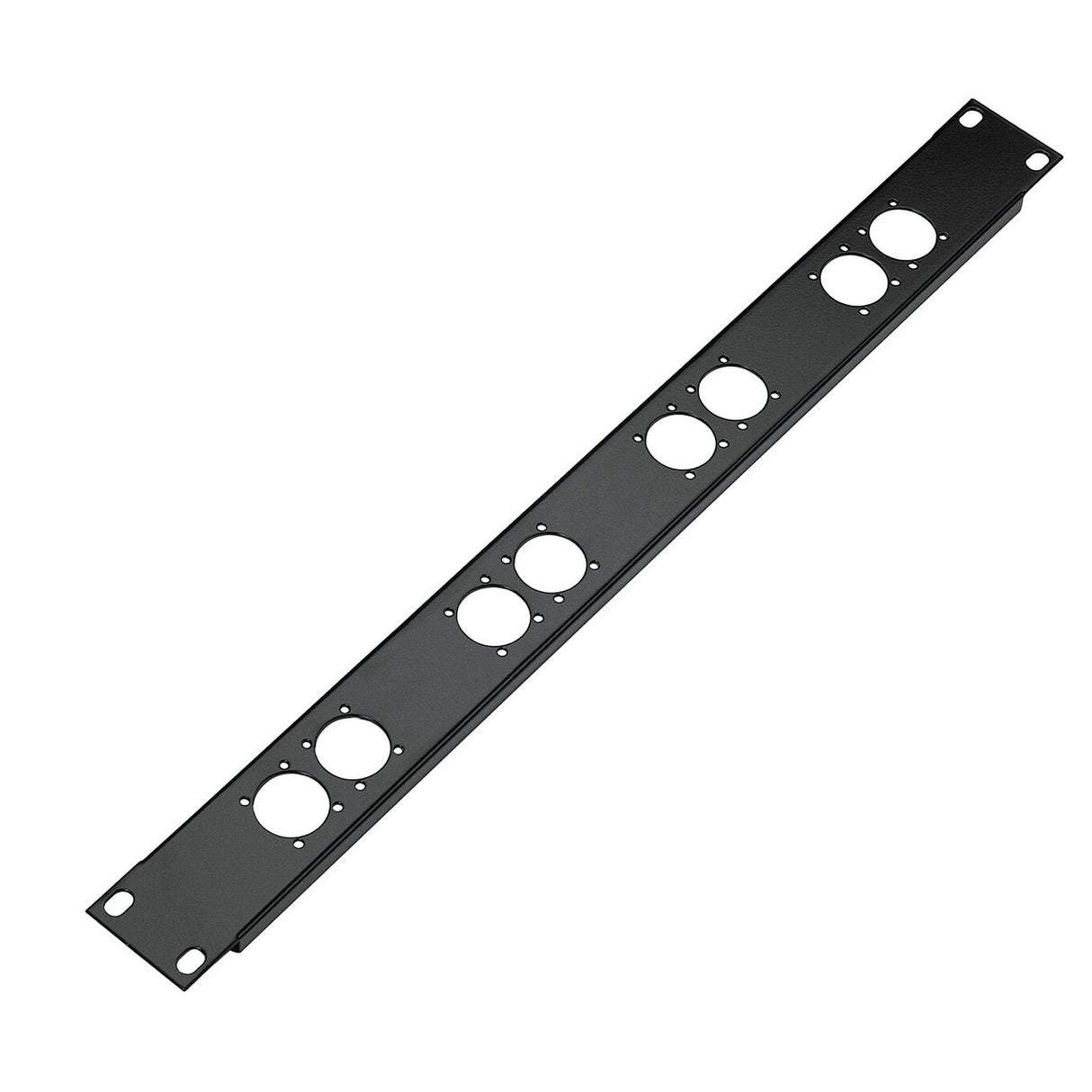 K&M 28308 8 XLR Socket 1-Space Height Panel