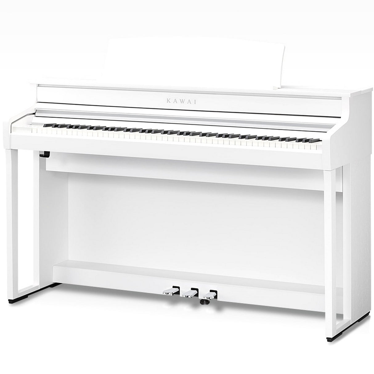 Kawai CA501 88-Key Compact Digital Piano with Bench, Satin White