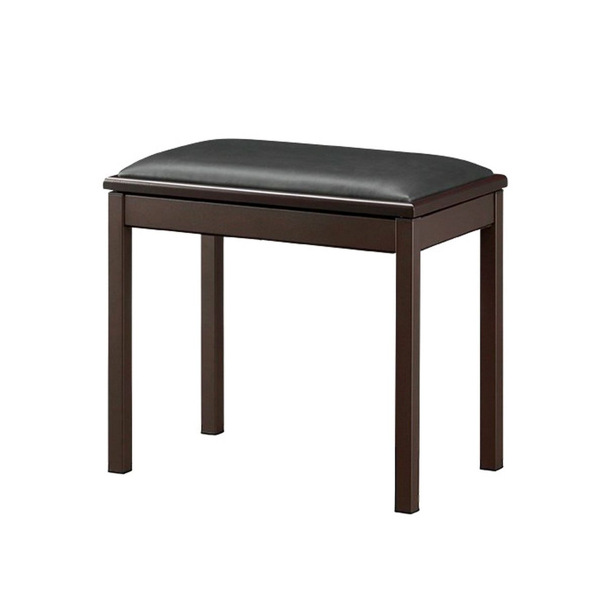 Kawai WB-152 Padded Bench with Wooden Frame Seat, Rosewood