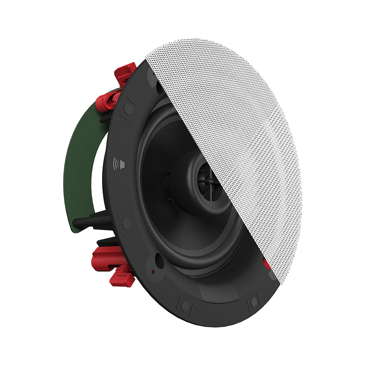 Klipsch DS-160CDT Designer Series 6.5-Inch In-Ceiling Speaker, Single Unit, White