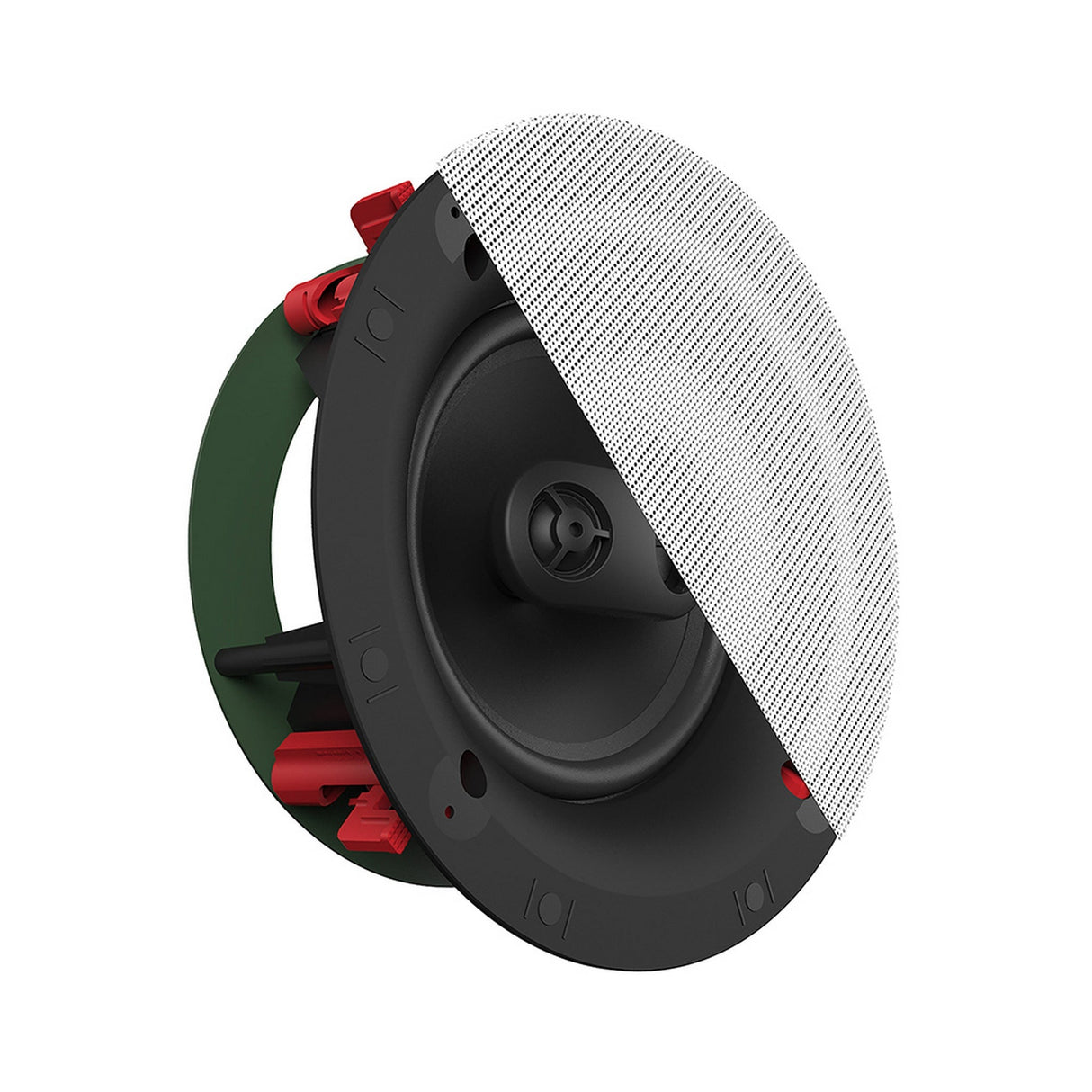 Klipsch DS-160CSM-WH Designer Series Stereo 6.5-Inch In-Ceiling Speaker, Single Unit, White