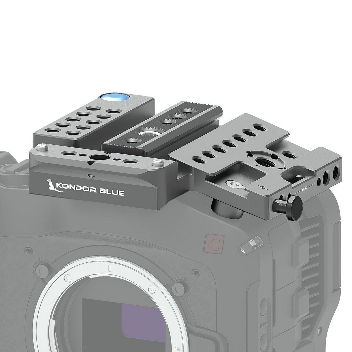 Kondor Blue C70 Top Plate - Gray