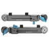 Kondor Blue Rosette Extension Arm Set Adjustable Length - Gray