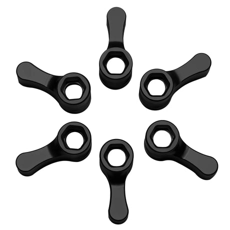 Kondor Blue Replacement Knob Pack 6-Pack - Black