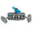 Kondor Blue Cine Magic Arm with Mini QR Plates - Gray