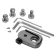 Kondor Blue Mini Lock Quick Release Plates for Professional Camera Workflows (Female Receiver Only) - Gray