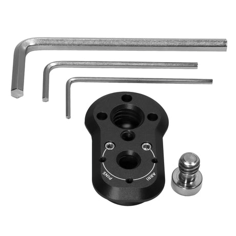 Kondor Blue Mini Lock Quick Release Plates for Professional Camera Workflows (Male Plate Only) - Black