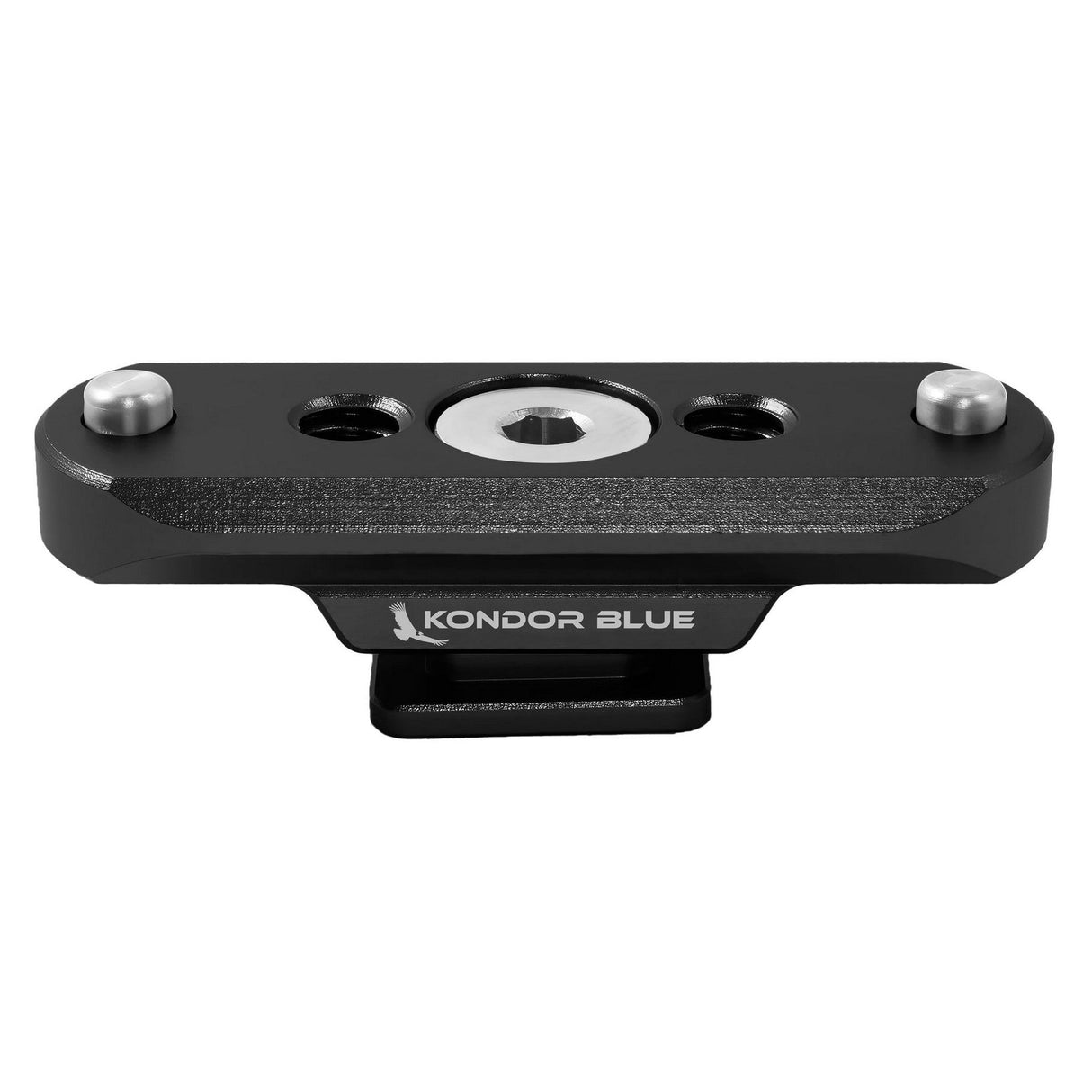 Kondor Blue NATO Rail to Hot Shoe Adapter for Remote Trigger Top Handles - Black