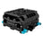 Kondor Blue LWS ARRI Bridge Plate for Cinema Cameras with Riser for RED KOMODO - Black