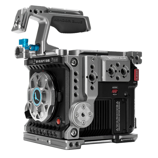 Kondor Blue RED V-RAPTOR Cage with Top Handle - Gray