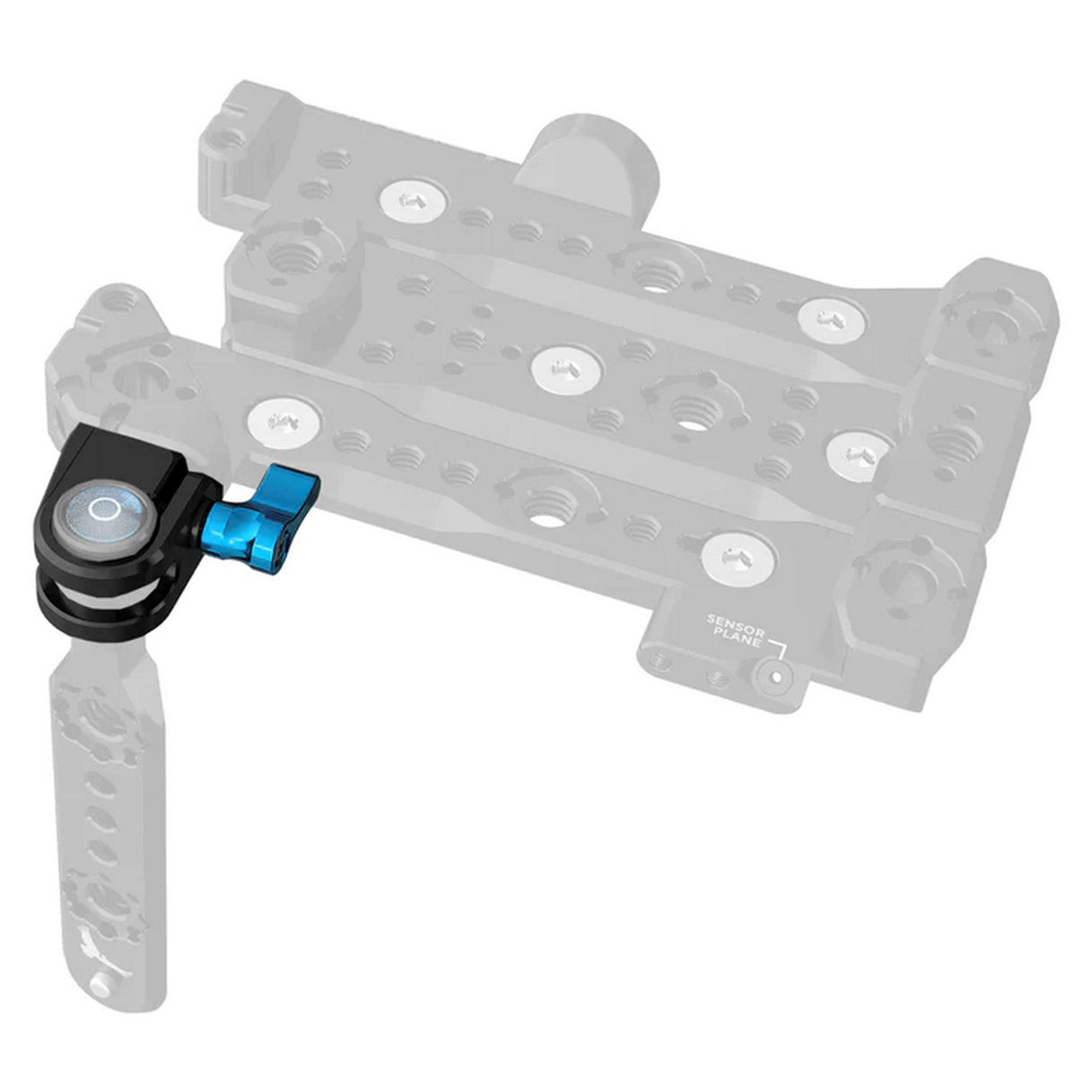 Kondor Blue AKS Rod Clamp for Sony FX6 Cage, Raven Black