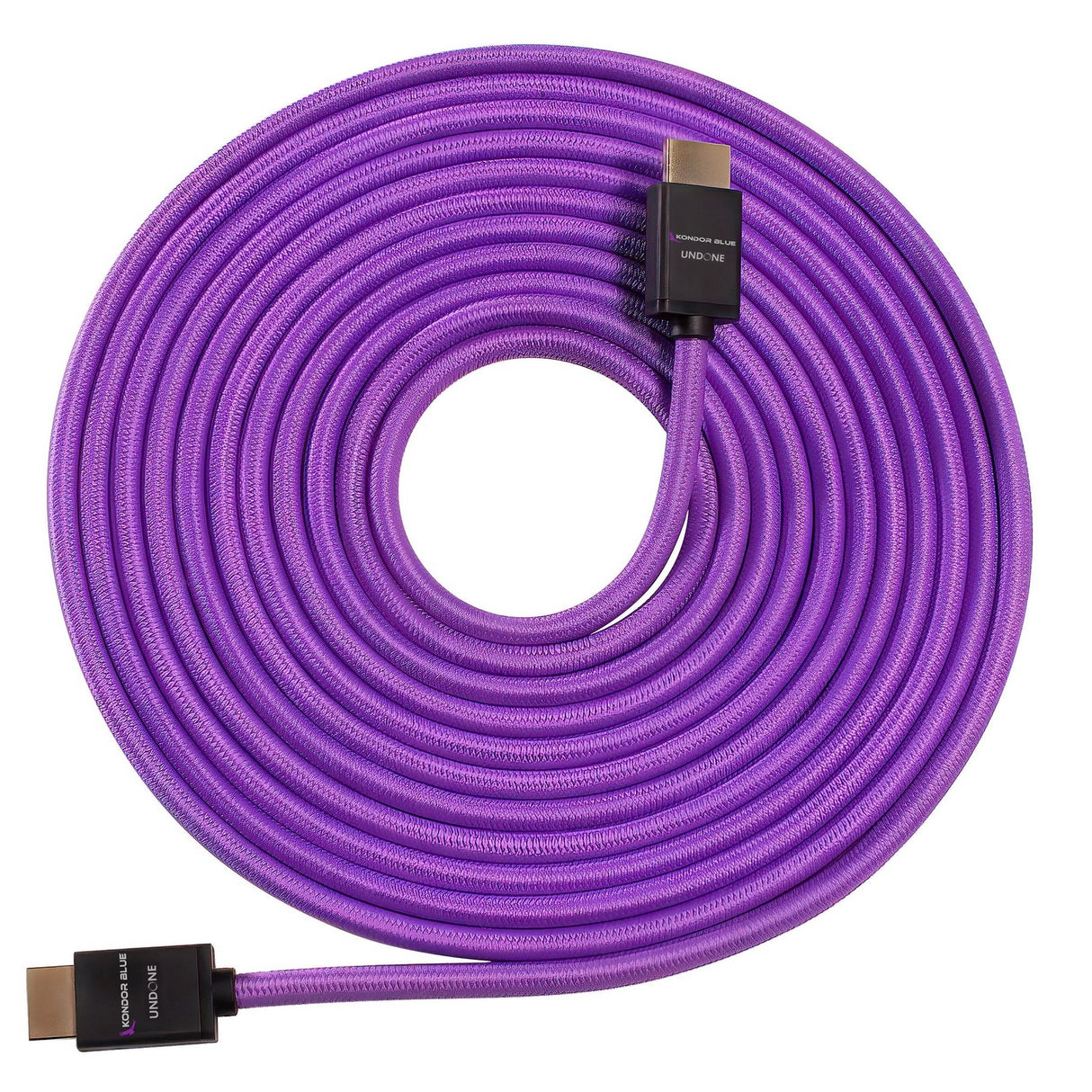 Kondor Blue 4K 30HZ Gerald Undone 15 FT Full HDMI Cable, Purple