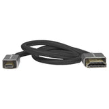 Kondor Blue 16-Inch Micro HDMI to Full HDMI Straight Cable Braided