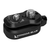 Kondor Blue Mini Lock Quick Release Plates for Professional Camera Workflows