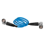Kondor Blue 22-Inch 12G SDI Right Angle Cable for 4K 60P Camera Monitors and Transmitters