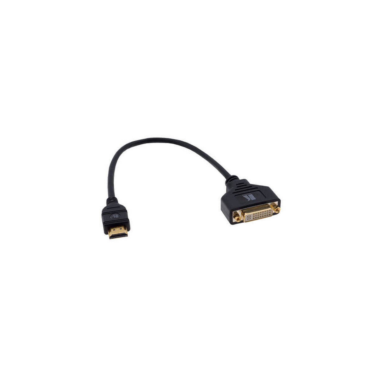 Kramer DVI‑I Female to HDMI Male Adapter Cable, 1-Foot