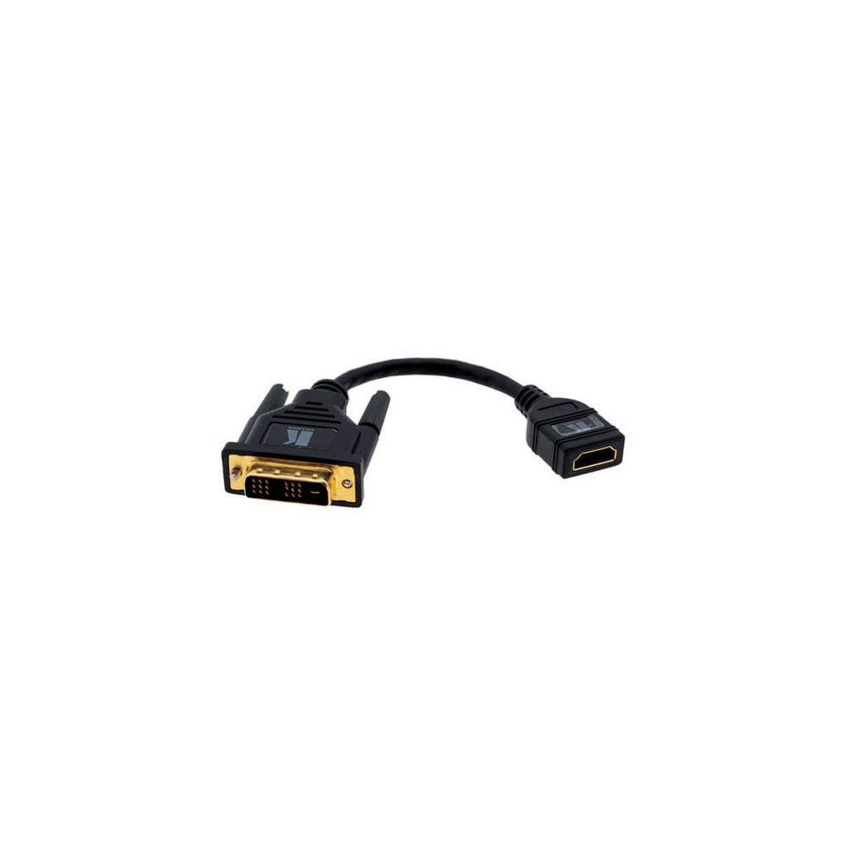 Kramer DVI-D Male to HDMI Female Adapter Cable, 1-Foot