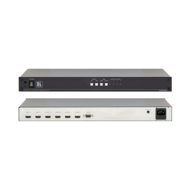 Kramer VM-24H 2x1:4 HDMI Switchable Distribution Amplifier