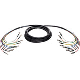 Laird 4855R10-BFMB Mini RG-59 BNC Female to HD-BNC Male 12G-SDI/4K UHD Belden 10-Channel Snake Cable