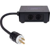 Laird LDC-PBK-15A-03 15A Power Distribution Splitter with Edison Plug and powerCON TRUE1