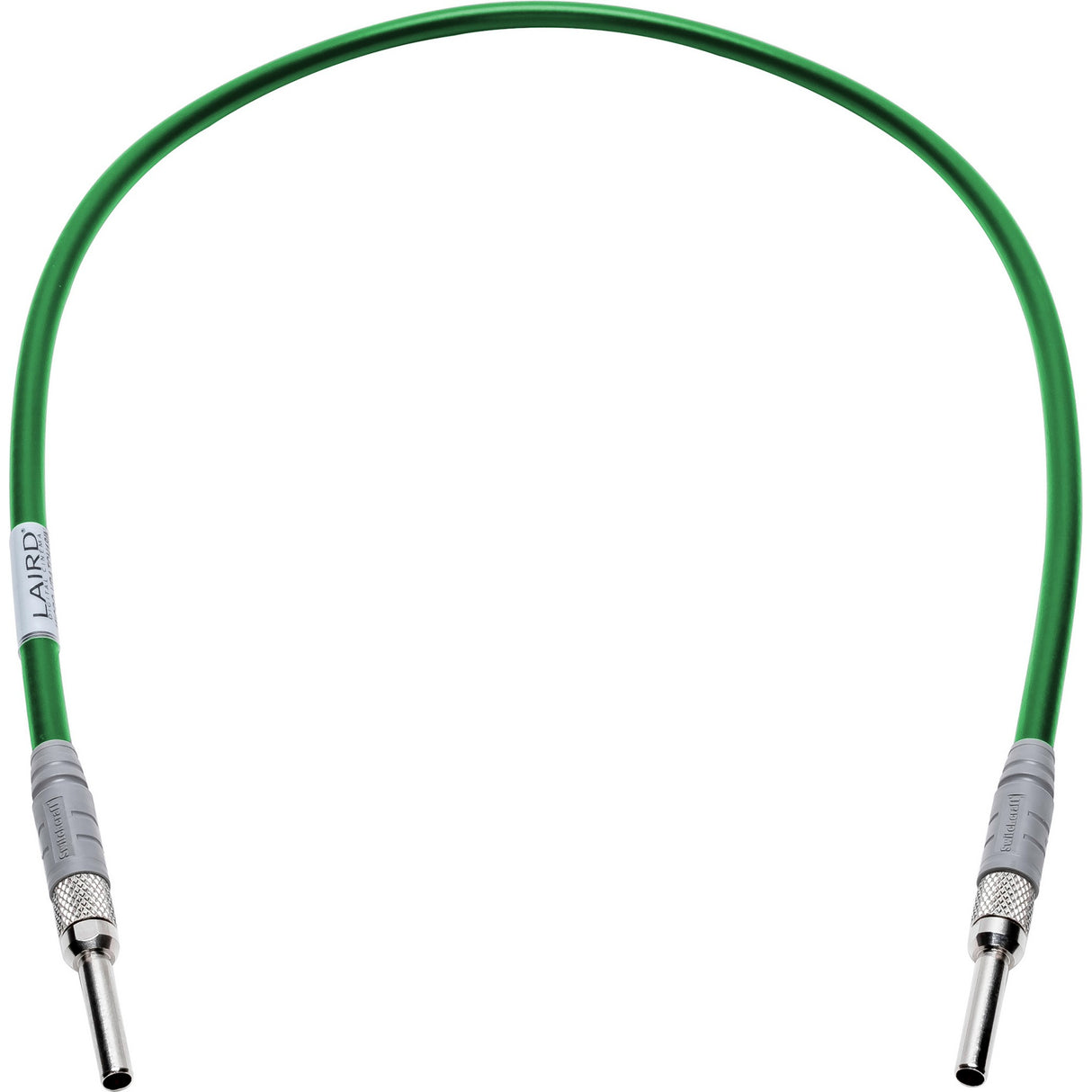 Laird MICRO-VPATCH-18IGN 12G-SDI Micro Video Patch Cable, Military Green, 18-Inch