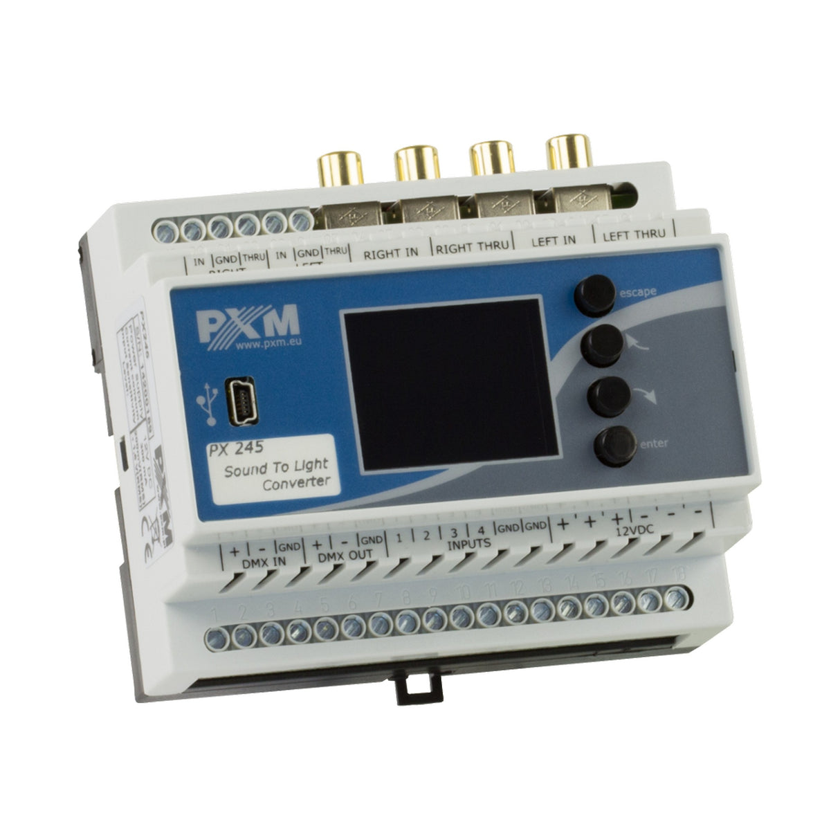 PXM PX245 DMX-512 Sound to Light Converter