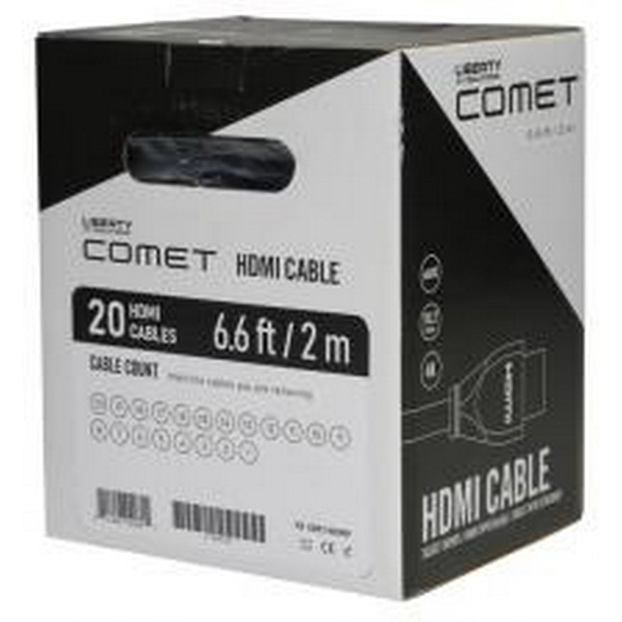 Liberty AV COMET-HMBP COMET 10G HDMI Cable Black - 1.64-Feet (0.5 meters)