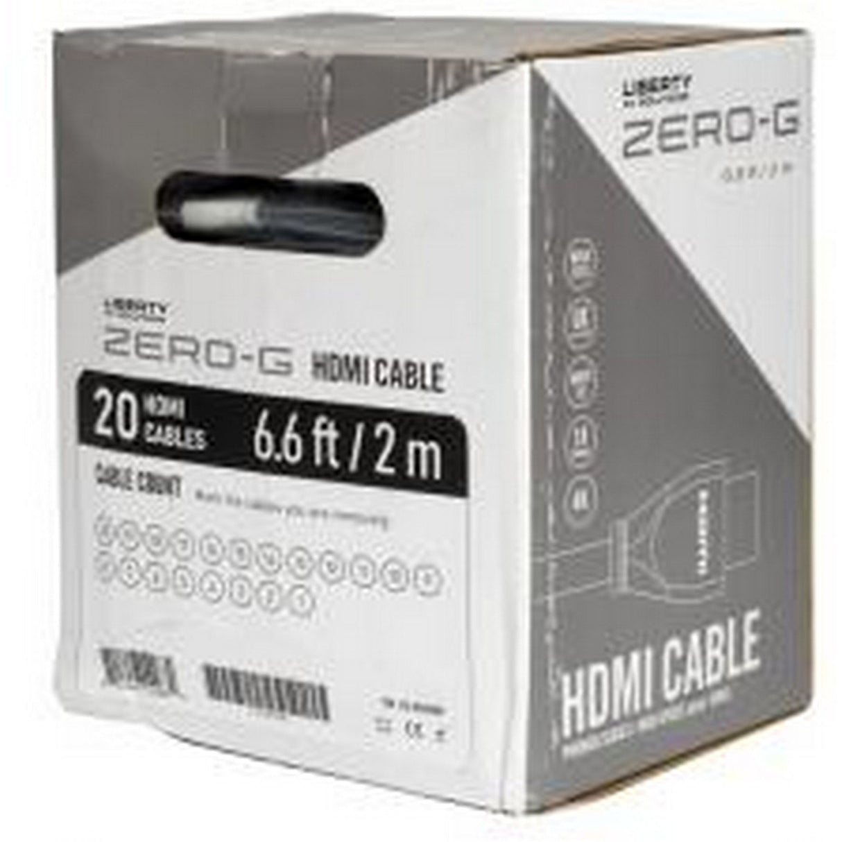 Liberty AV ZG-H02MBP Zero-G Series Copper HDMI Cable Master Pack