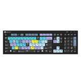 Logickeyboard DaVinci Resolve NERO Slimline Windows Keyboard, US English