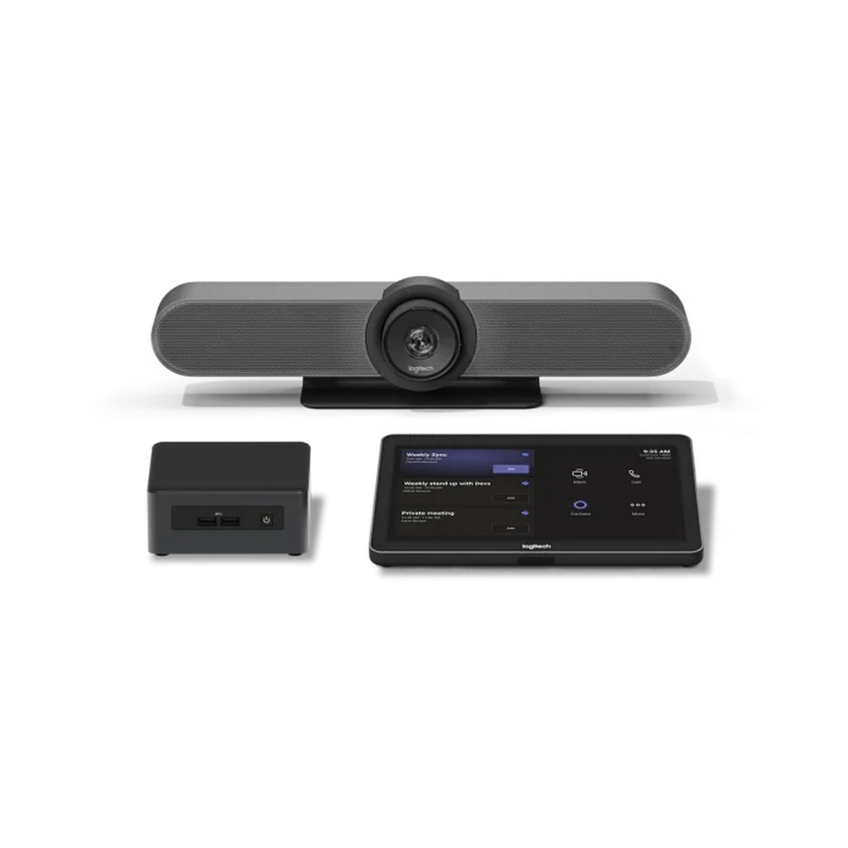 Logitech TAP Solution for Zoom Small Rooms, Intel NUC, MeetUp