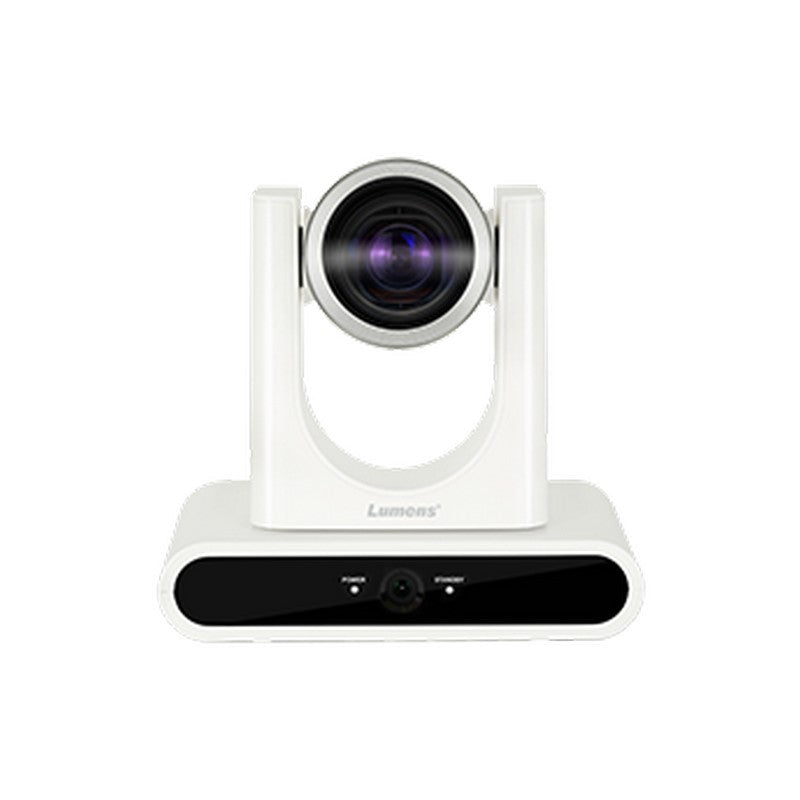 Lumens VC-TR30W 12x Optical Zoom Full HD IP AI Auto-Tracking Camera, White