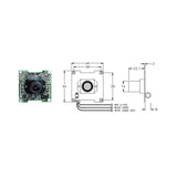 Marshall Electronics V 1205 Low Light Board Camera, 0.05 Lux