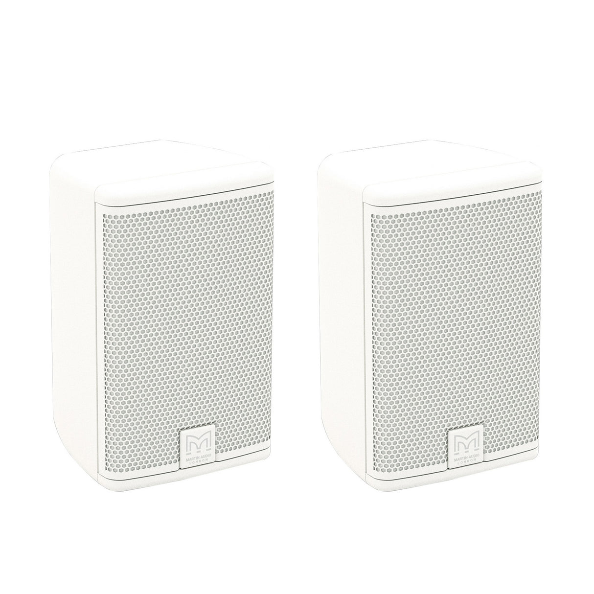 Martin Audio A40T-W ADORN 4-Inch Passive Two-Way On-Wall Loudspeaker with 70/100V Transformer, White, Pair