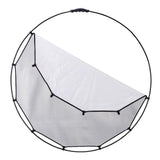 Manfrotto LL LR3331 HaloCompact Plus Reflector 38 Inches Silver/White