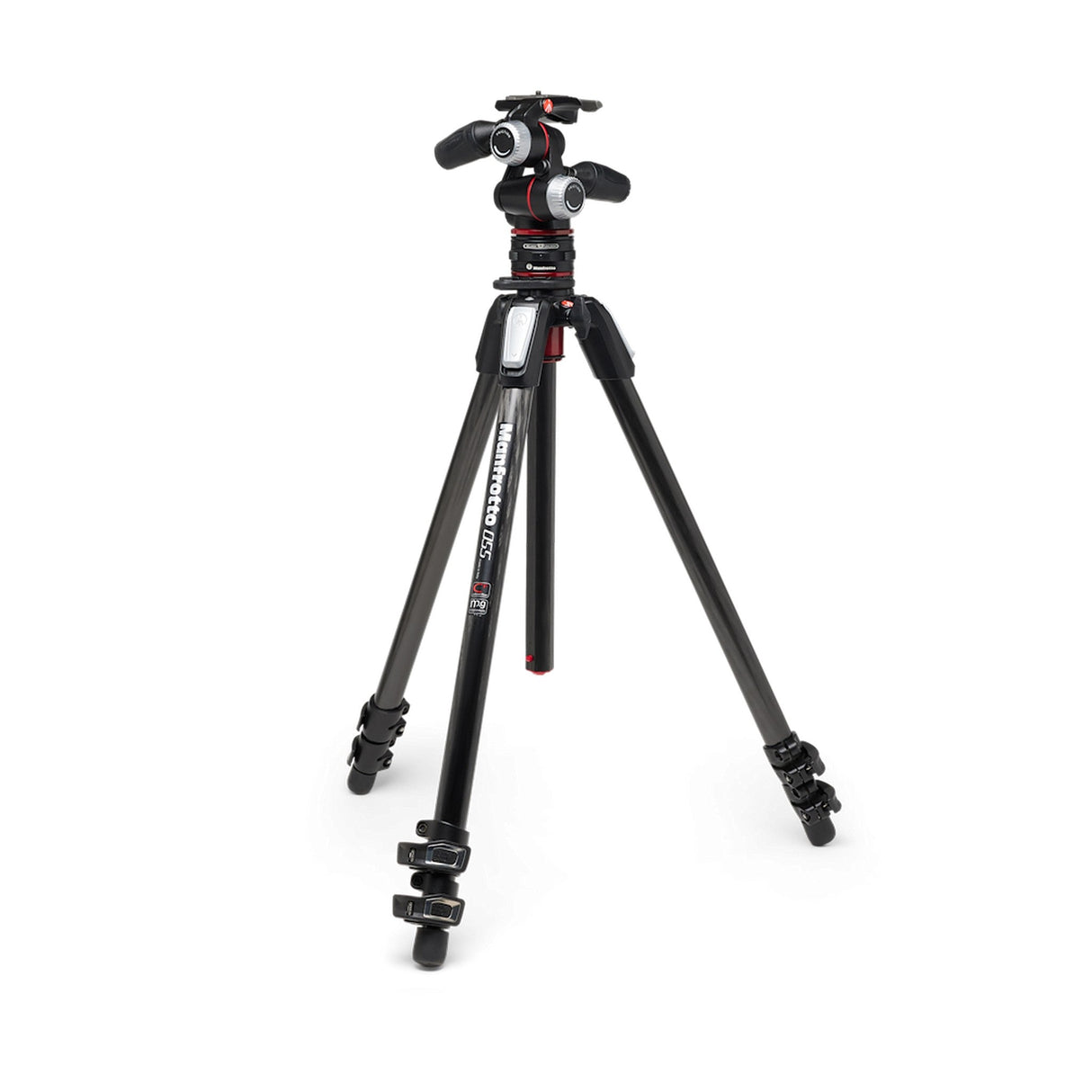 Manfrotto MK055CXPRO33WQR Carbon 3-Section Tripod with 3-Way Head and MOVE