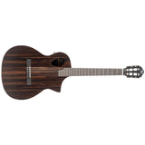 Michael Kelly Forte Porte Nylon String Acoustic/Electric Guitar, Fishman Presys I, Java Ebony