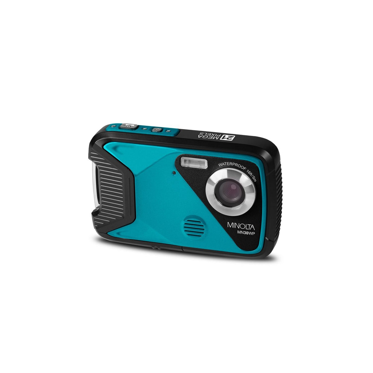 Minolta MN30WP 21 MP 1080P HD Waterproof Digital Camera, Teal