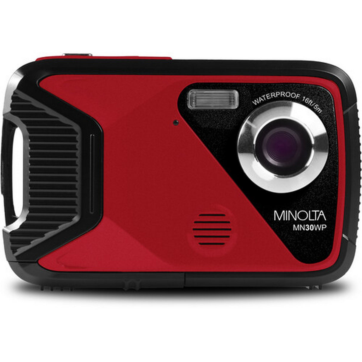 Minolta MN30WP 21 MP 1080P HD Waterproof Digital Camera, Red