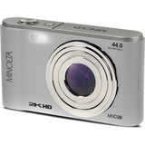 Minolta MND20 44 MP 2.7K Ultra HD Digital Camera, Silver