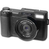 Minolta MND30 30 MP 2.7K Ultra HD Digital Camera, Black