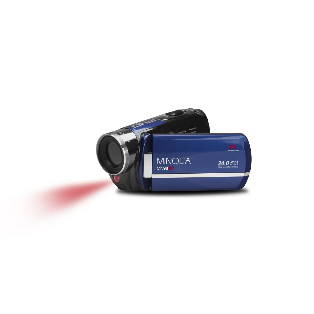 Minolta MN90NV 1080p HD 24 MP Night Vision Digital Camcorder, Blue