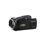 Minolta MN4K100Z 4K Ultra HD Camcorder with 10x Optical Zoom, Black